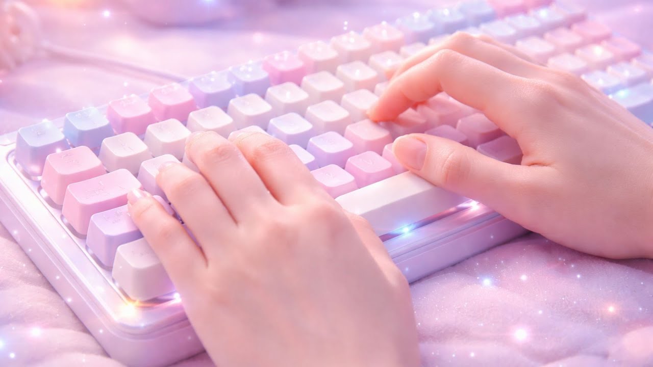 10 MINUTES Keyboard Typing ASMR – No Talking | Sleep, Study, Focus (Dreamy Keys)