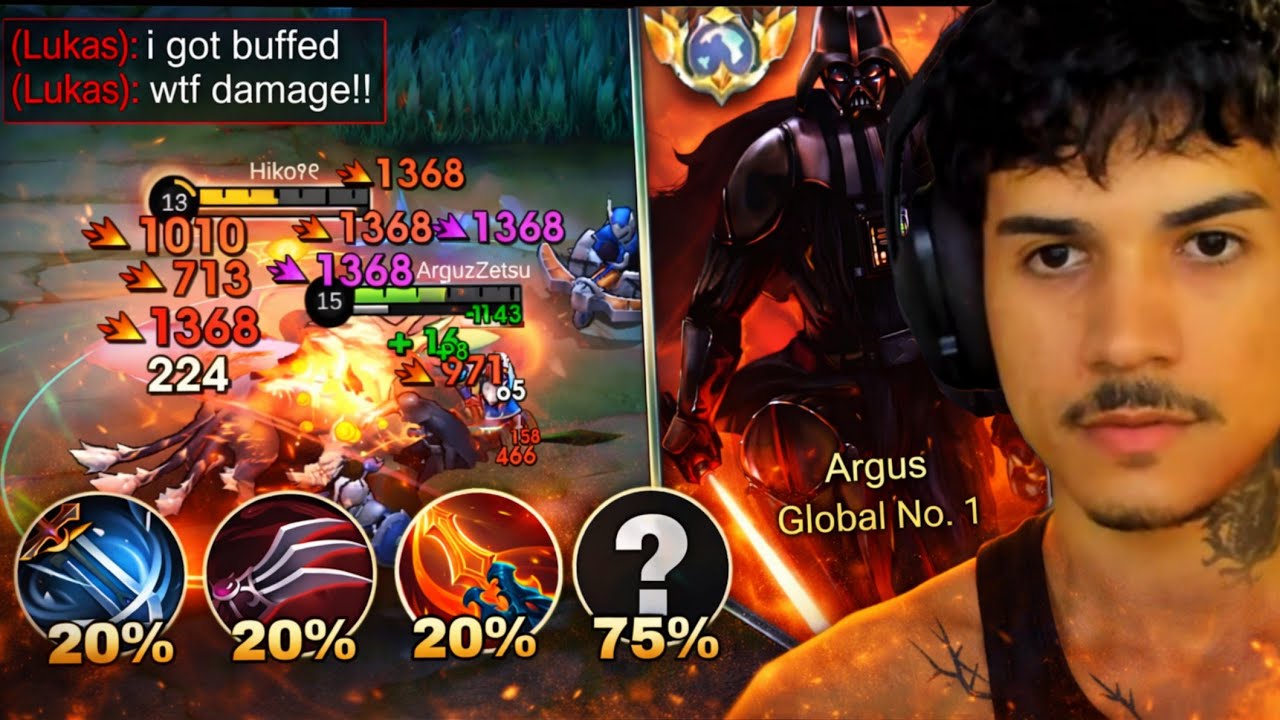 ARGUS DESTRUINDO COM A BUILD HIBRIDA