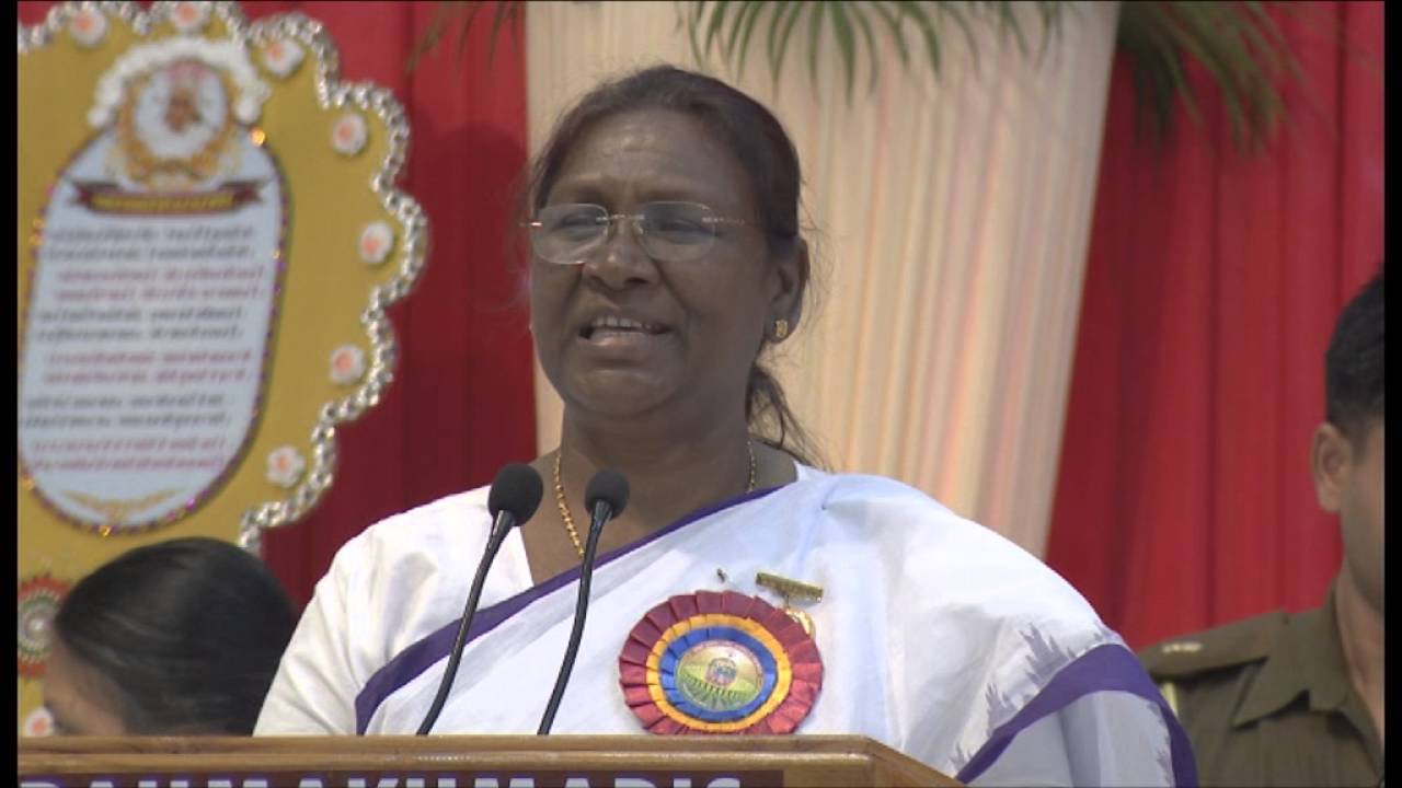 H. E. Smt. Draupadi Murmu (Honourable Governor of Jharkhand, Ranchi) - 31/01/2016