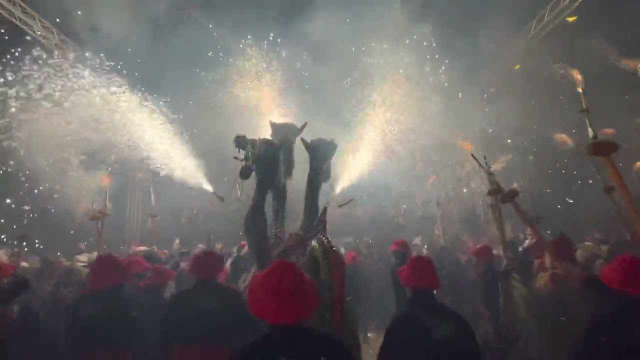 Correfoc Sant Pau 2023 . Foguerada #spribes #dracderibes #foguerada #santperederibes #correfoc