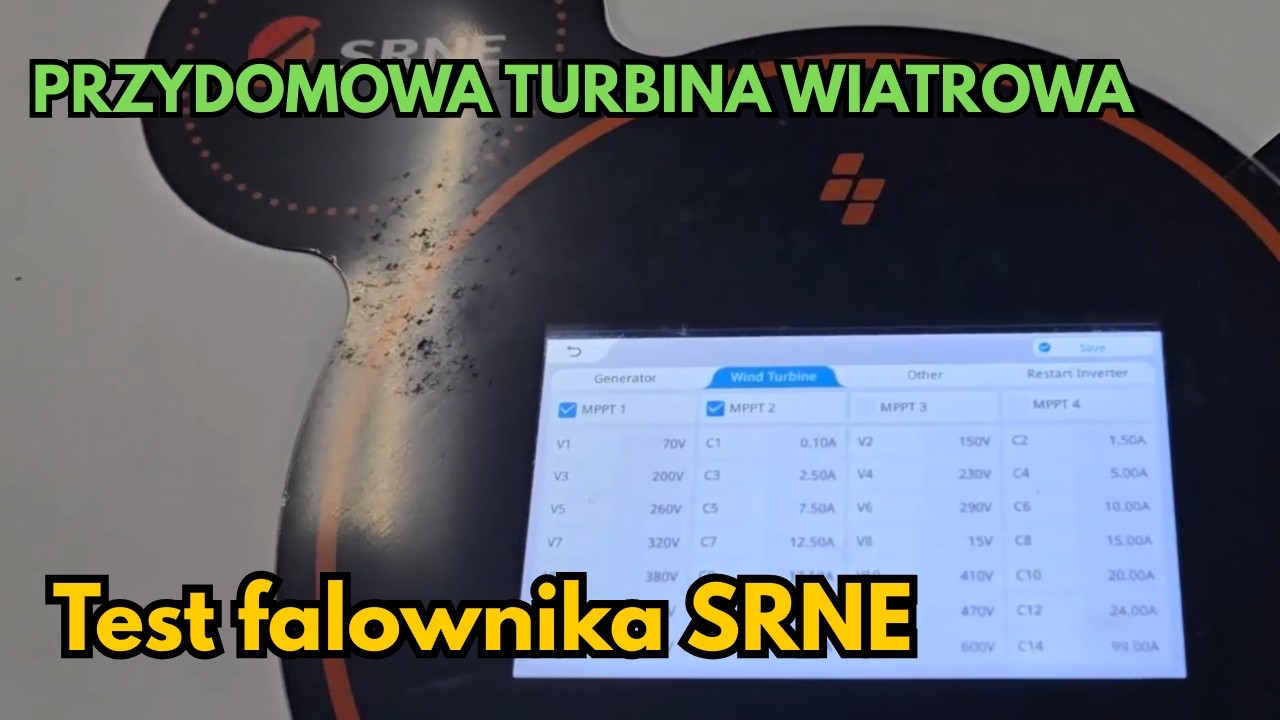 Test falownika SRNE - Przydomowa turbina wiatrowa - – Zalety, Wady i Zagrożenia! ⚡🌬️
