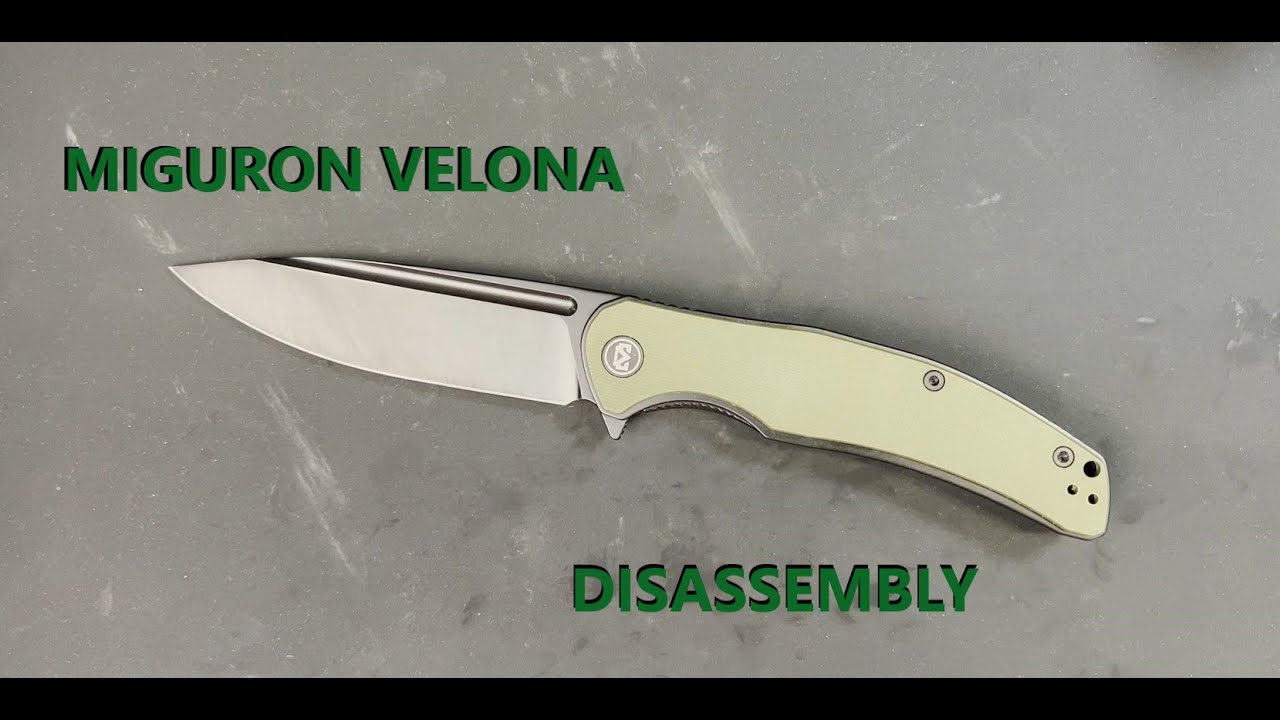 MIGURON VELONA DISASSEMBLY
