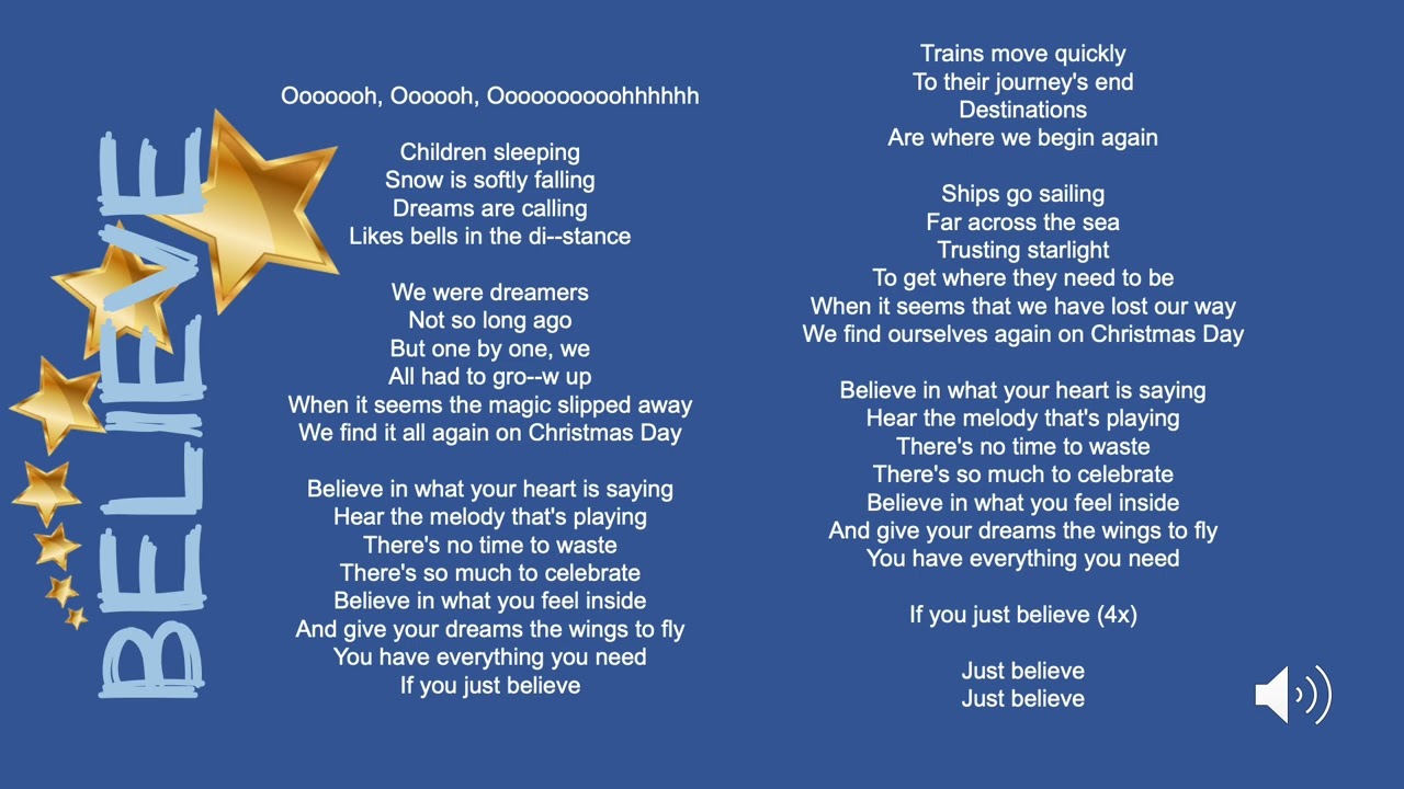 Believe