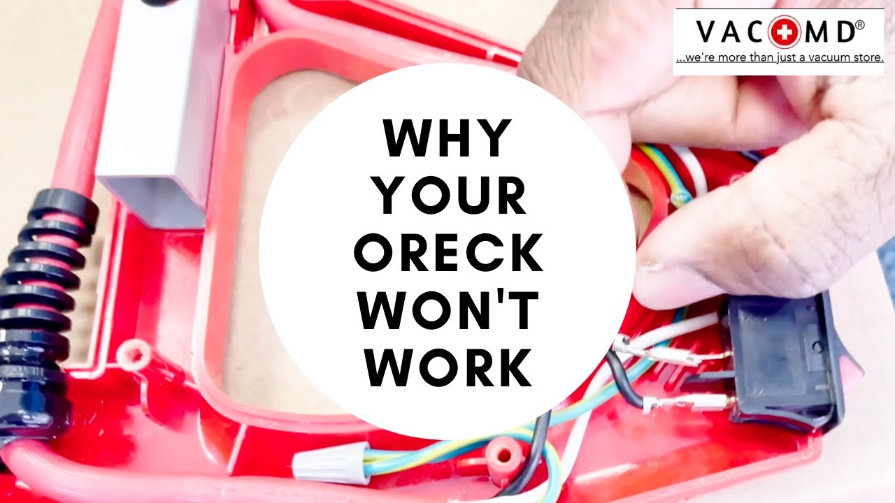 Why Your Oreck Won't Work After It Has Fallen Over.....