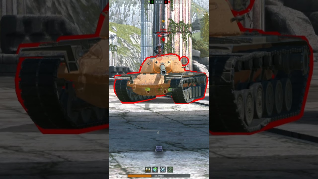 T110E5 vs T110E3 #wotblitz #shorts #worldoftanksblitz #tanksblitz #justmasterwotb #wot
