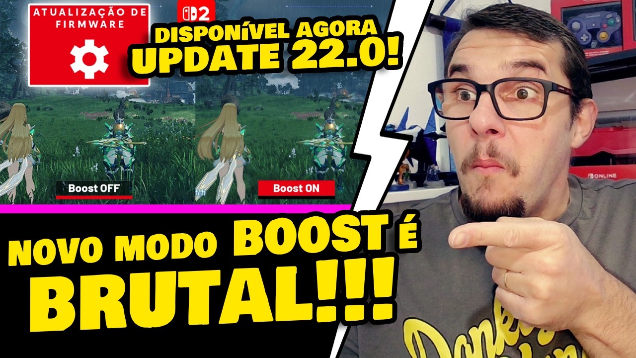 Nintendo fez algo INSANO no Switch 2 na nova ATUALIZA&Ccedil;&Atilde;O 22.0!