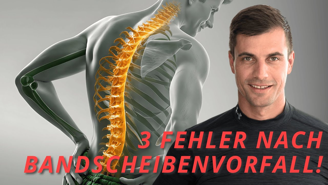 3 Fehler nach Bandscheibenvorfall, die du kennen solltest!