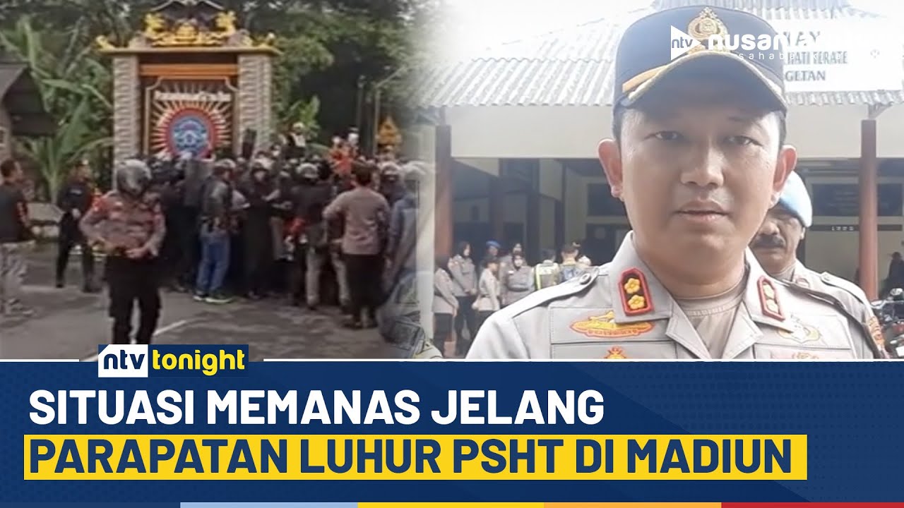 Jelang Parapatan Luhur PSHT, Aparat Tahan Anggota Perguruan Silat di Perbatasan Madiun | NTV TONIGHT