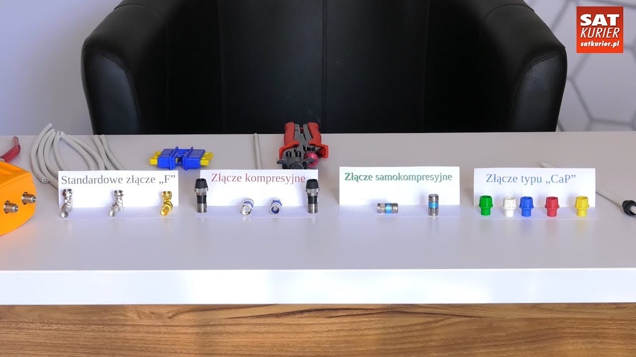 Złączki. Jak zarobić kabel? - Poradnik SAT Kuriera (odc. 1)