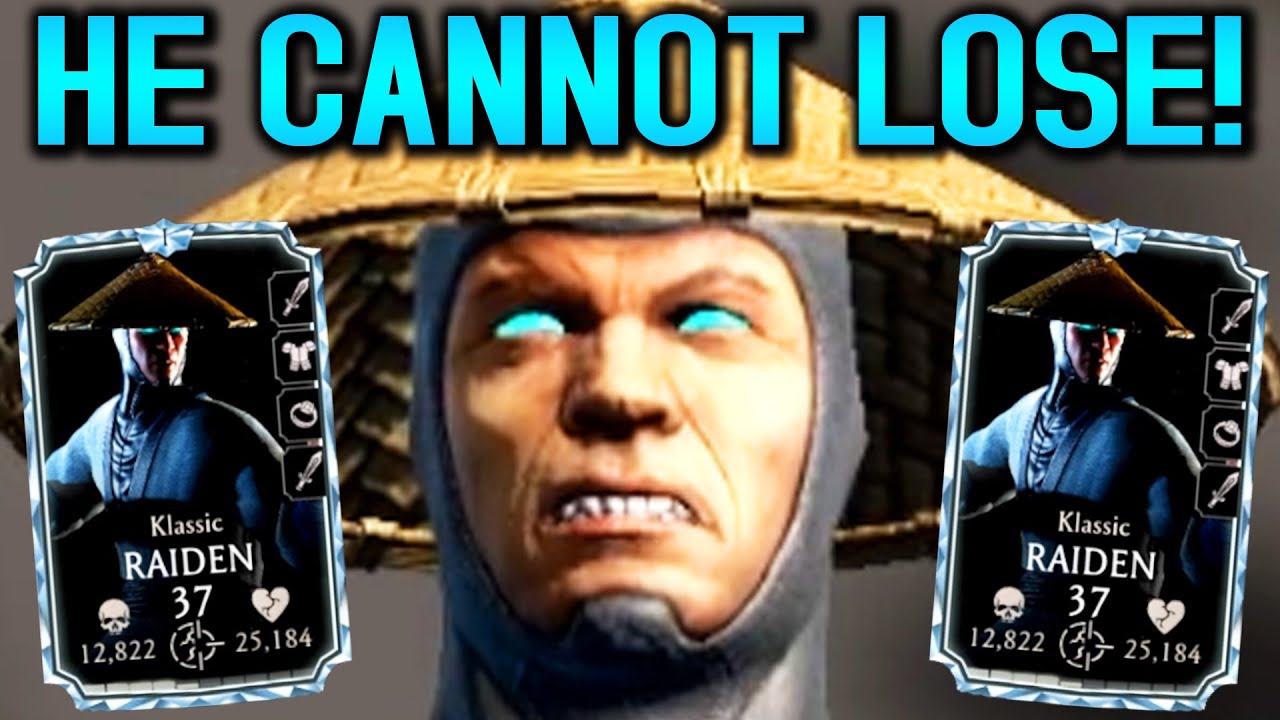 MK Mobile. Klassic Raiden is SO GOOD! He Simply Cannot Lose...