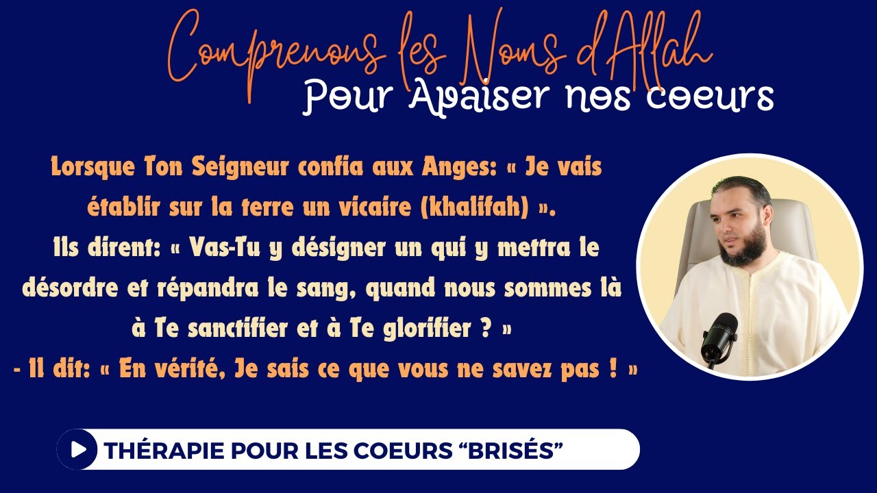 Pourquoi avoir fait de nous des êtres faillibles et pécheurs ?