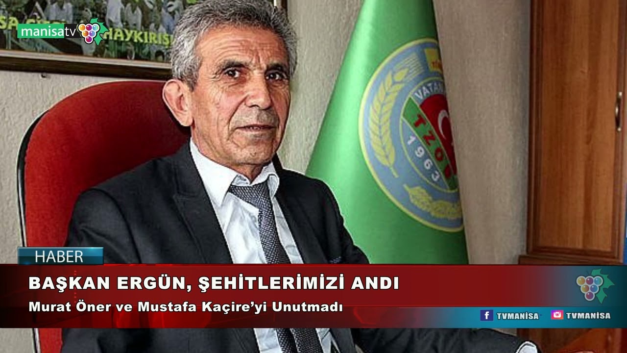 BAŞKAN ERGÜN, ŞEHİTLERİMİZİ ANDI