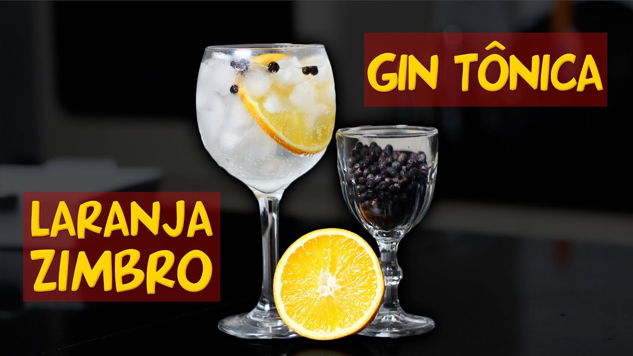 🔵  Gin Tônica com Laranja - OS MELHORES GIN TÔNICAS DO MUNDO