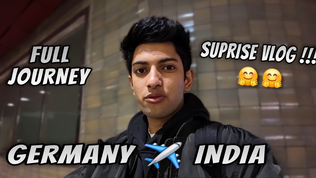 SUPRISE VISIT FROM GERMANY🇩🇪 TO INDIA🇮🇳 || SUPRISED MY FAMILY❤️ || VISITING INDIA AFTER 1.5 YEARS ||