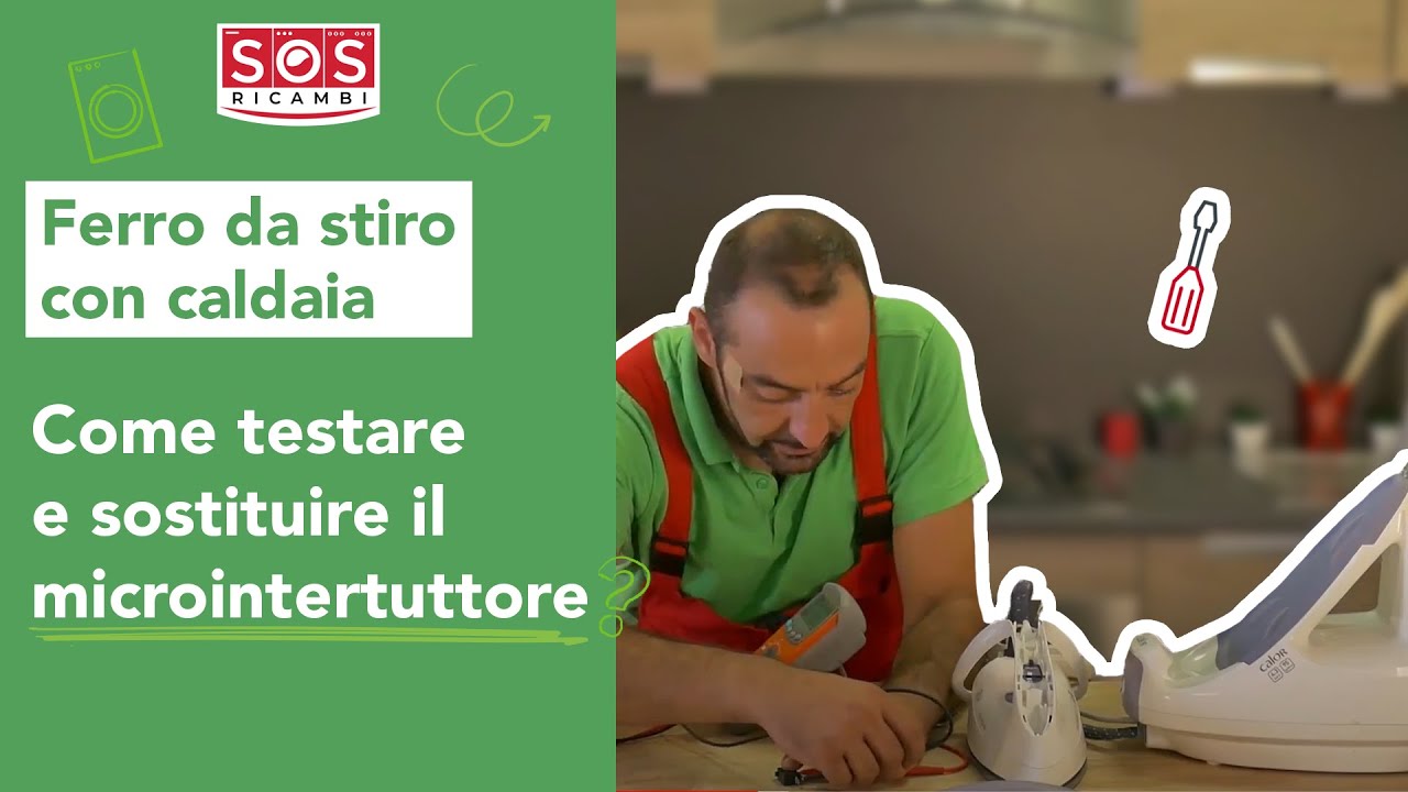 Come sostituire il microinterruttore del ferro da stiro con caldaia ?