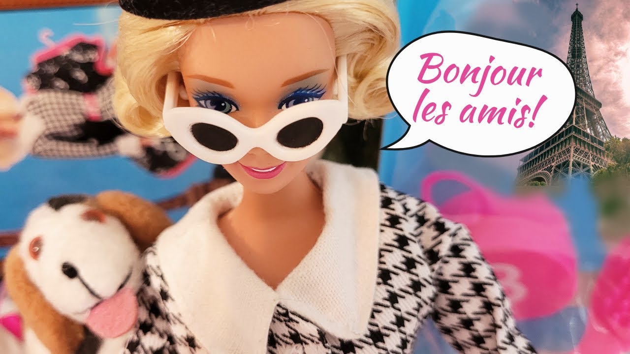 Unboxing Vintage Paris Travel Barbie [Calming]