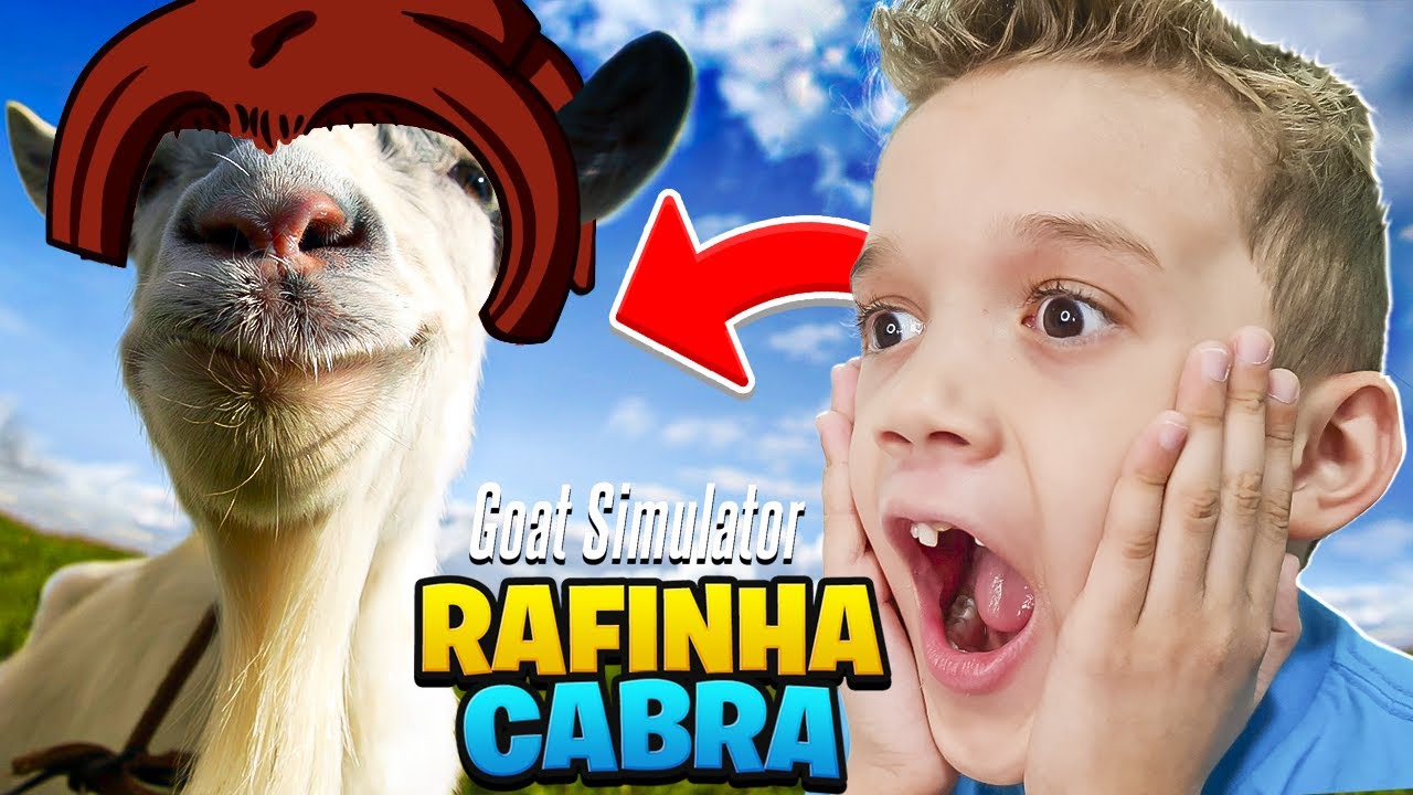 RAFINHA É A CABRA MALUCA QUE  DESTRÓI TUDO | Goat simulator