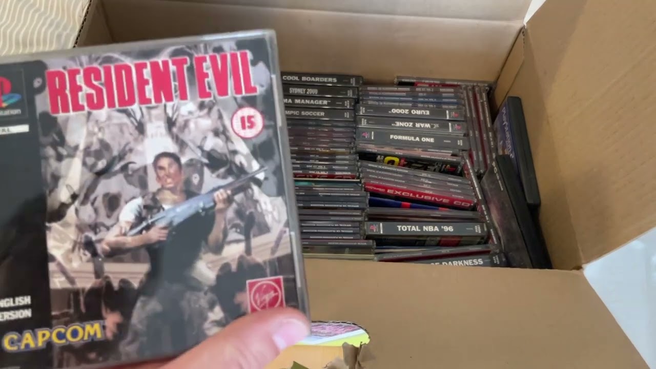 Mind Blowing PS1 Game Haul - Rare games found!