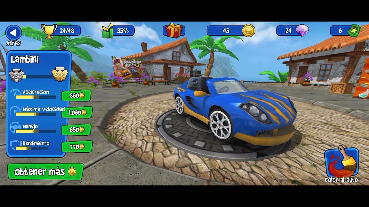 Subiendo a Lambini a 250HP