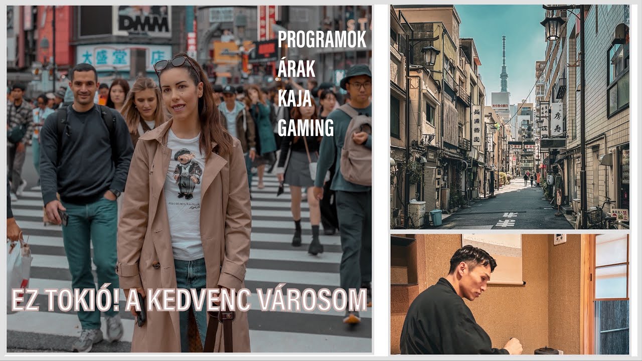A JAPÁN KALAND - TOKIÓ 4K I Gaming I Streetfood I Órák I Radio Center I Programok