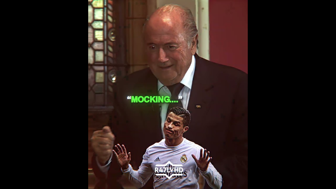 When Ronaldo responds to the FIFA president 😤⚽💥