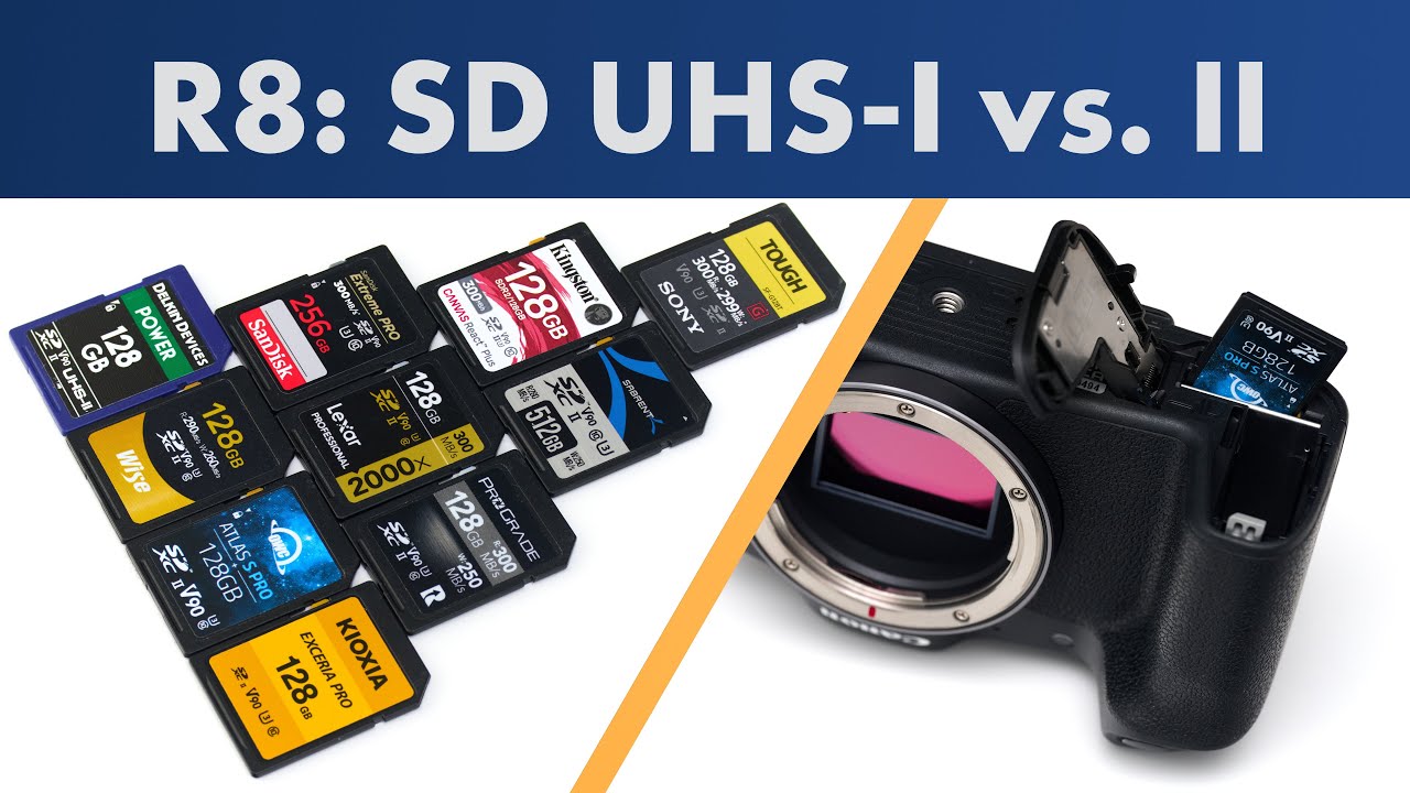 (C-)RAW Burst Test | 36 SD Cards tested with the Canon EOS R8