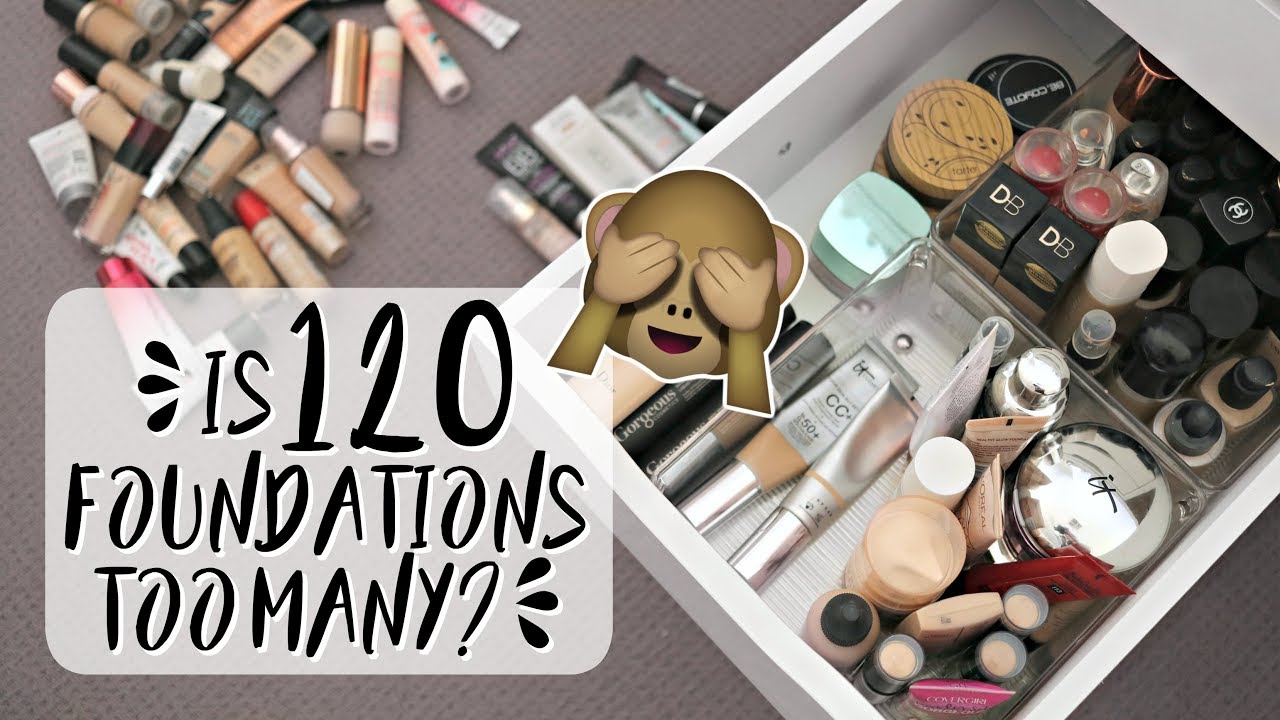 TOO MANY FOUNDATIONS FOR ONE FACE! // Foundation & Primer Declutter | Rachael Jade