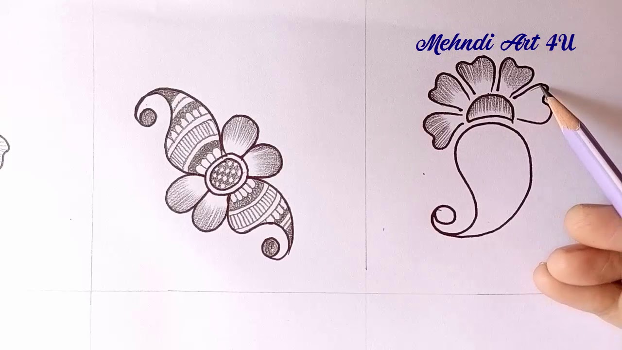 Mehndi For Beginners :- Shape Making (नई मेहंदी डिजाईन बनाना सीखें)