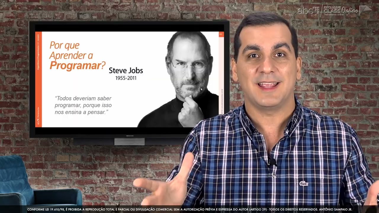 Curso 01: Algoritmos & Programação em JAVA 21 - Unidade 1 - Por que Aprender a Programar? (vídeo 08)