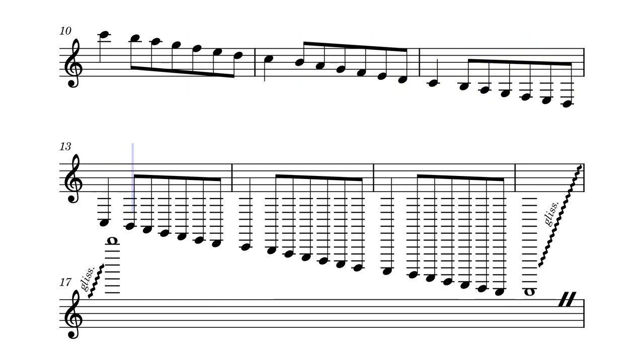 Clarinet in B♭ Plays C Major Scale in Funny Octaves