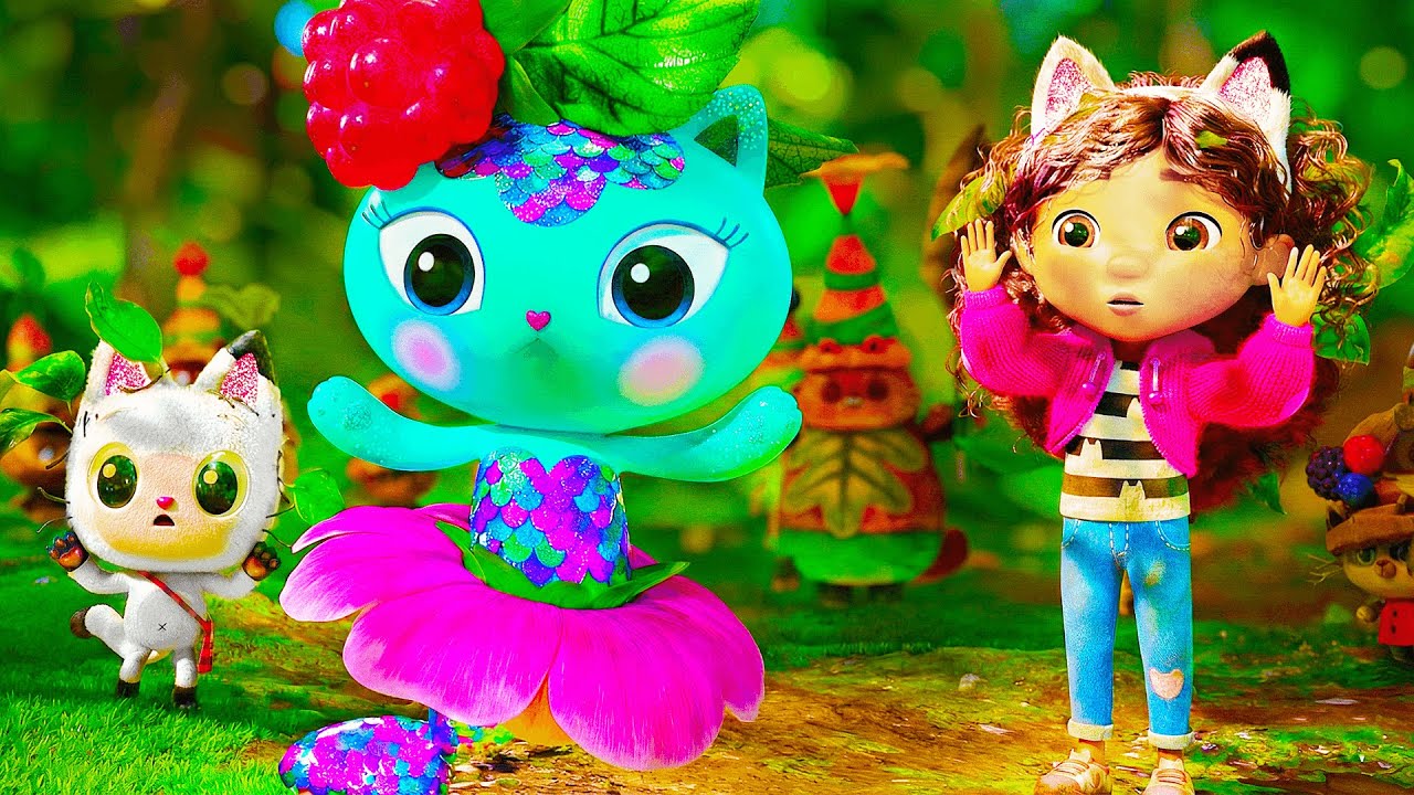 Kitty Gnomes Ambush Scene | GABBY'S DOLLHOUSE: THE MOVIE (2025) Movie CLIP 4K