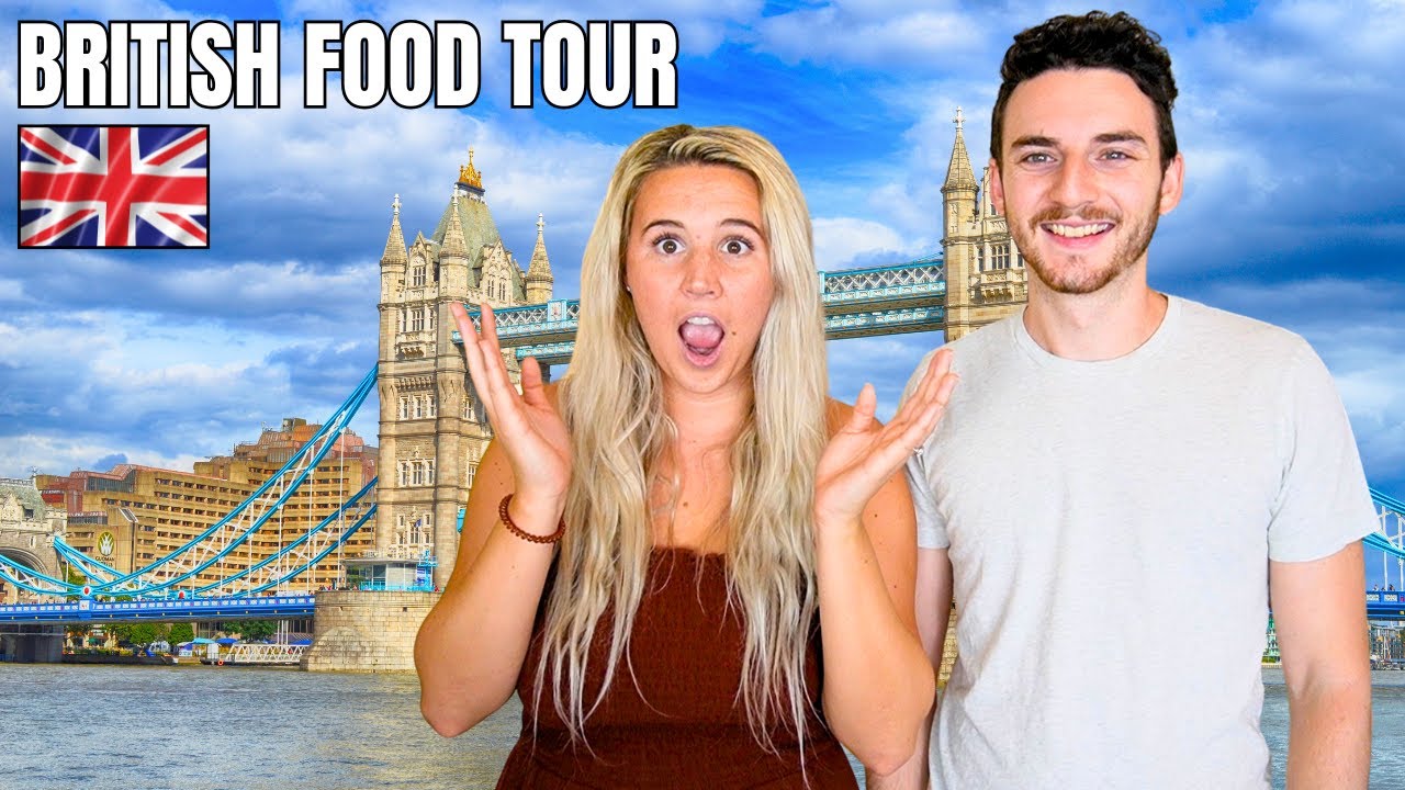 Americans Try Modern British Food For the FIRST TIME!