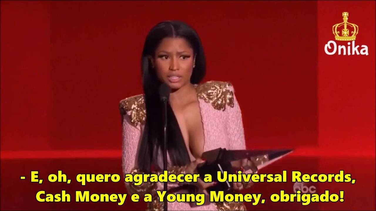 Nicki Minaj recebendo o prêmio de Artista Favorito [Legendado/PT/BR] (AMA's 2015)