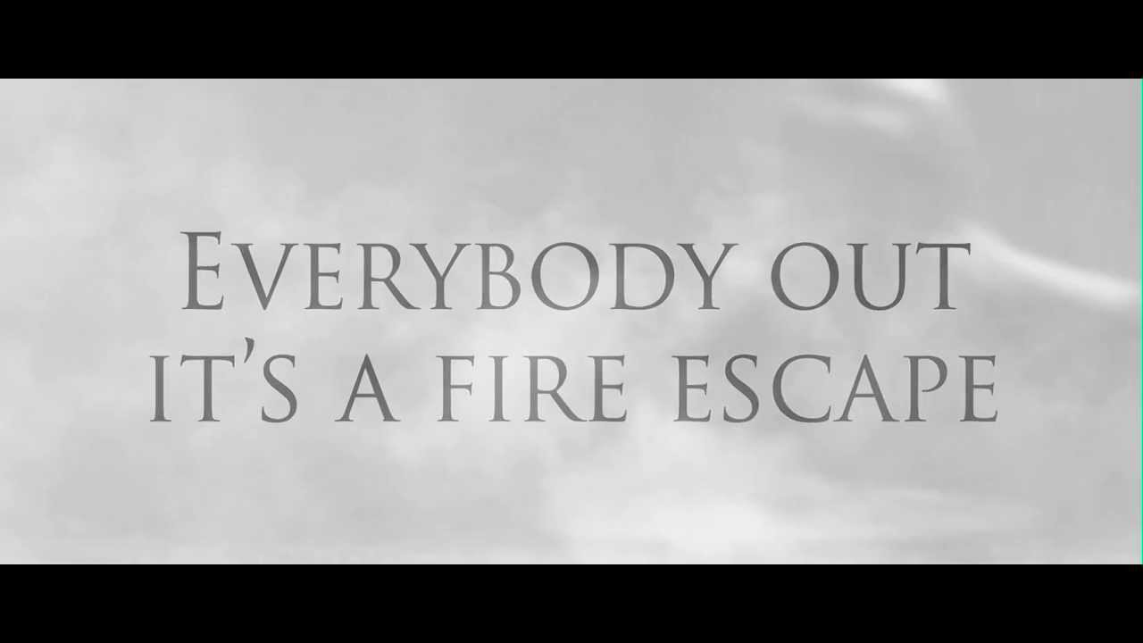 Civil Twilight - Fire Escape - Lyric Video