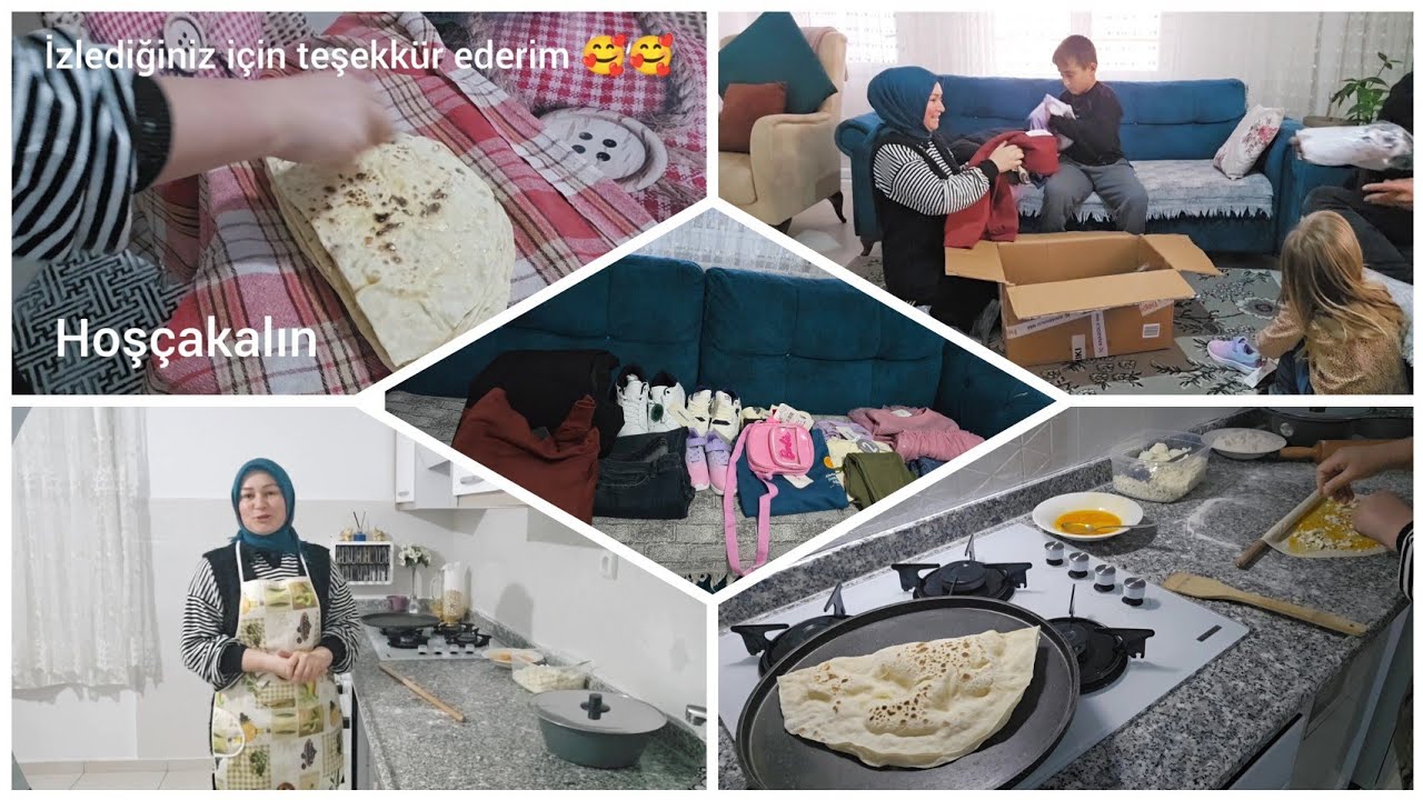 AYŞEGÜL ABLAMDAN ÇOCUKLARA HEDIYE🥰SAHURA 15 GÖZLEME YAPTIM✅️HAYIRLI CUMALAR 🤲