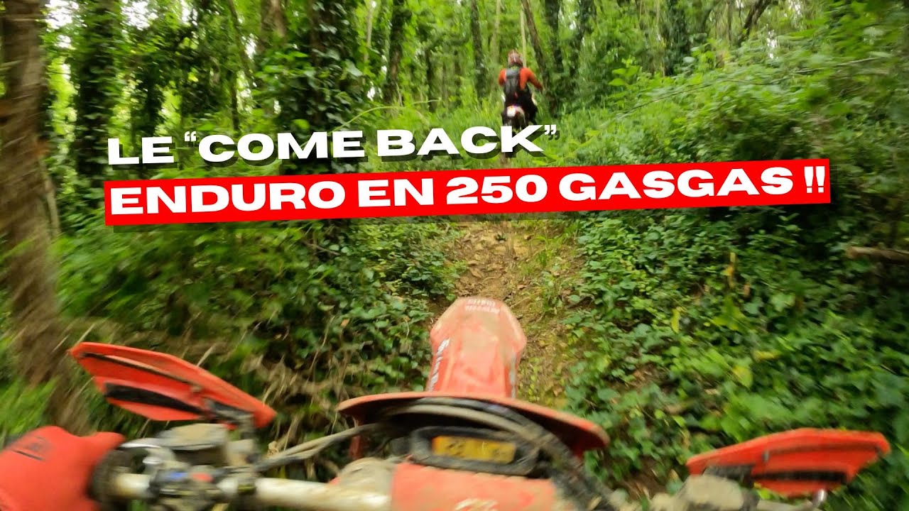 Sortie ENDURO en 250 GasGas 2022 avec l'AMVC