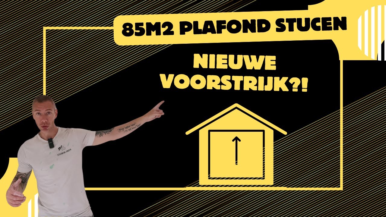 Strak Plafond met Nieuwe Voorstrijk | Smooth Ceiling with New Primer (85m²) |  Stucvlog #76