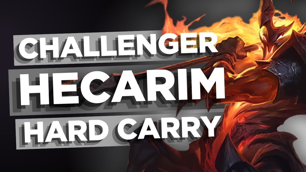 Hecarim CHALLENGER Gameplay😎- S16 Wild Rift Gameplay