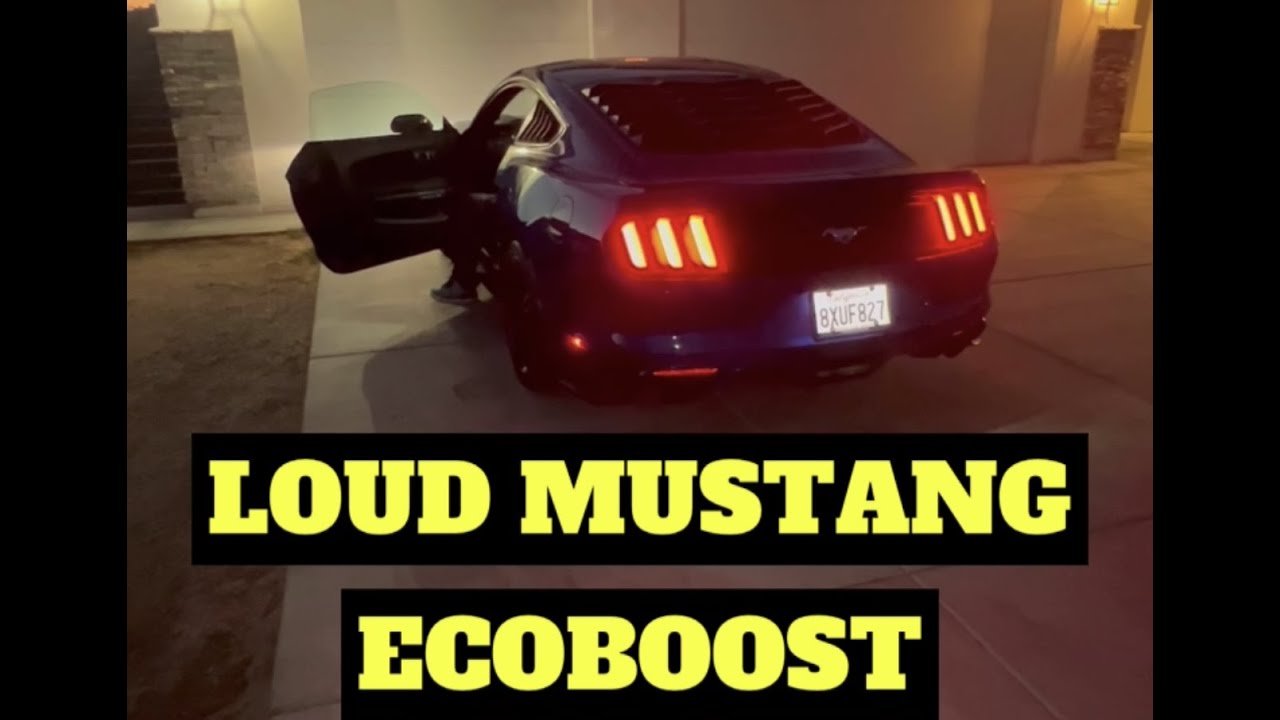 Straight Piped Mustang Ecoboost - Make your Mustang Ecoboost louder and pop!