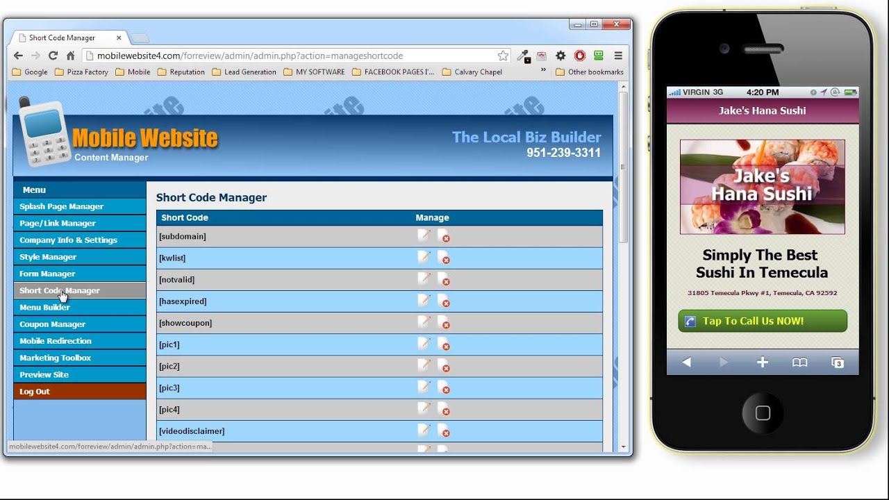 Mobile Website Builder | EZ Mobi Pages