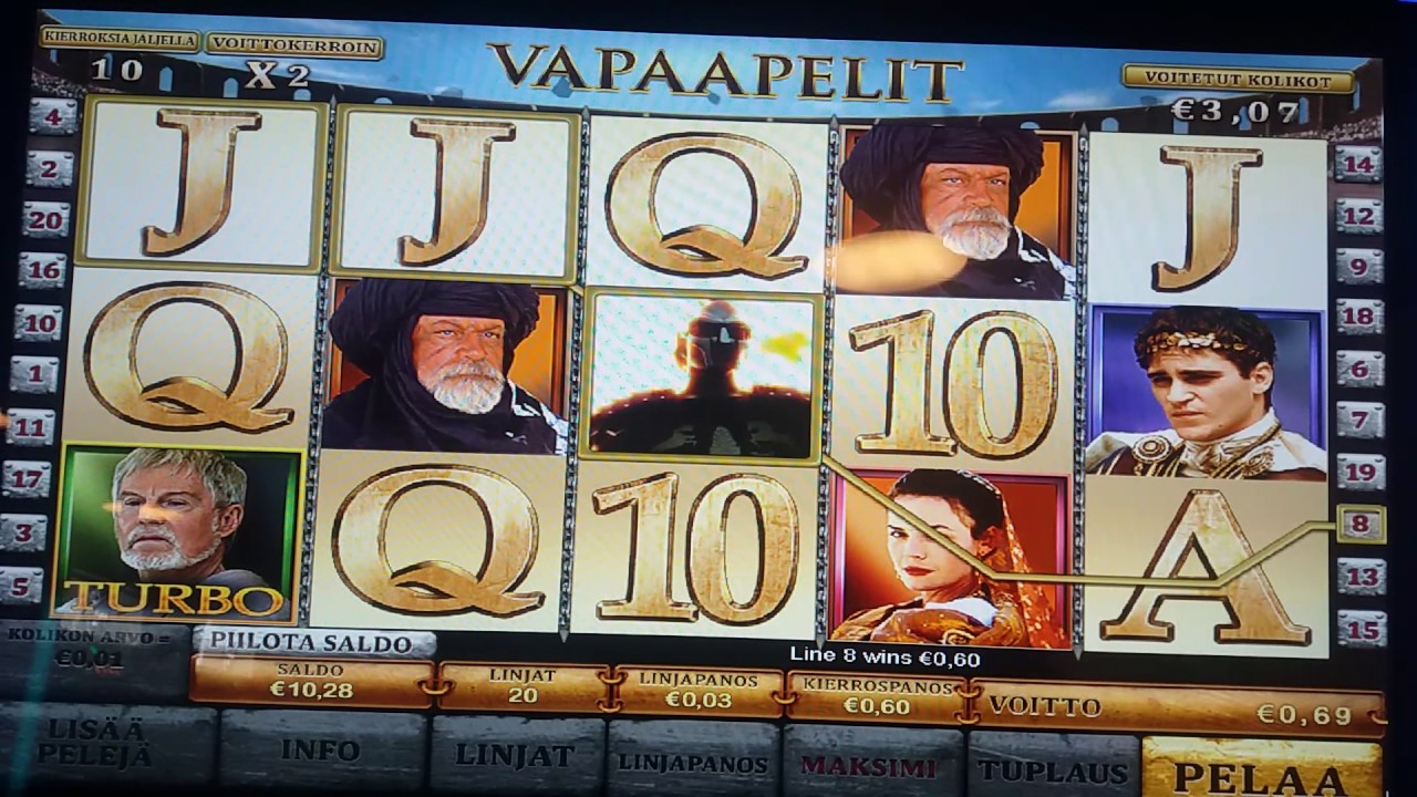 Taikuri pelaa - RAY Pelaamo - Gladiator - Bonuspeli (TURBOLLA NAPSUU!)