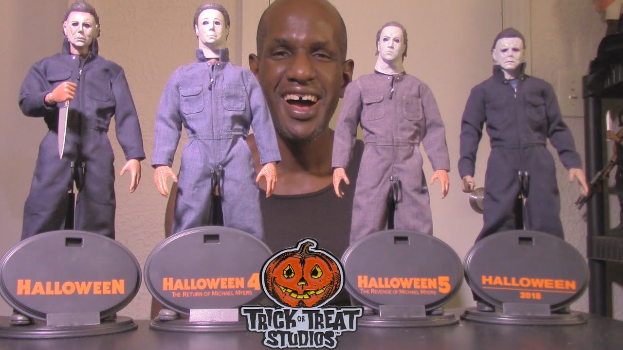 Trick or Treat Studios Halloween Film Logos Sixth Scale Stands Review