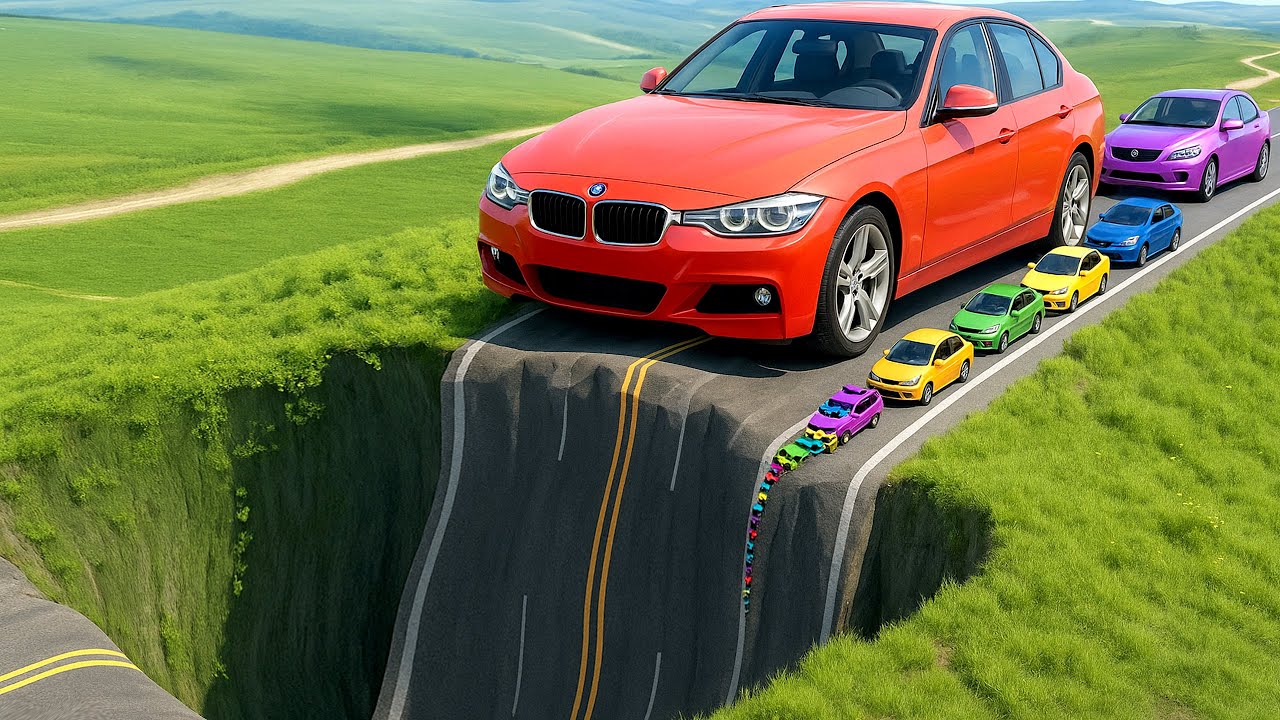 💀 БОЛЬШИЕ И МАЛЕНЬКИЕ МАШИНКИ против ЯМЫ СМЕРТИ | МЕГАМИКС-СБОРНИК 🔥 – BeamNG.drive Ultimate Chao...