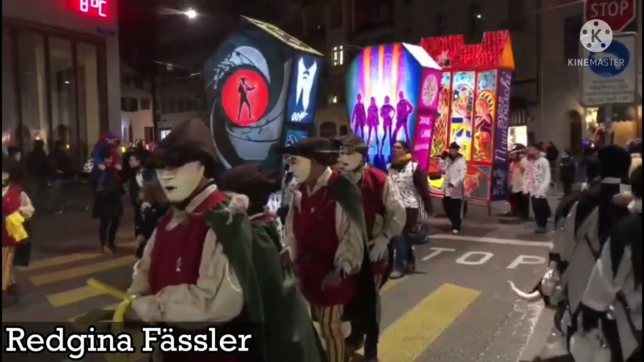 Naarebaschi Clique: Binggis, Jungi Garde und Stamm - Basler Fasnacht 2022