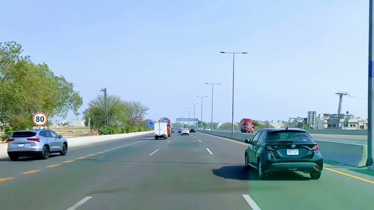 Lahore Ring Road view🥰🥰