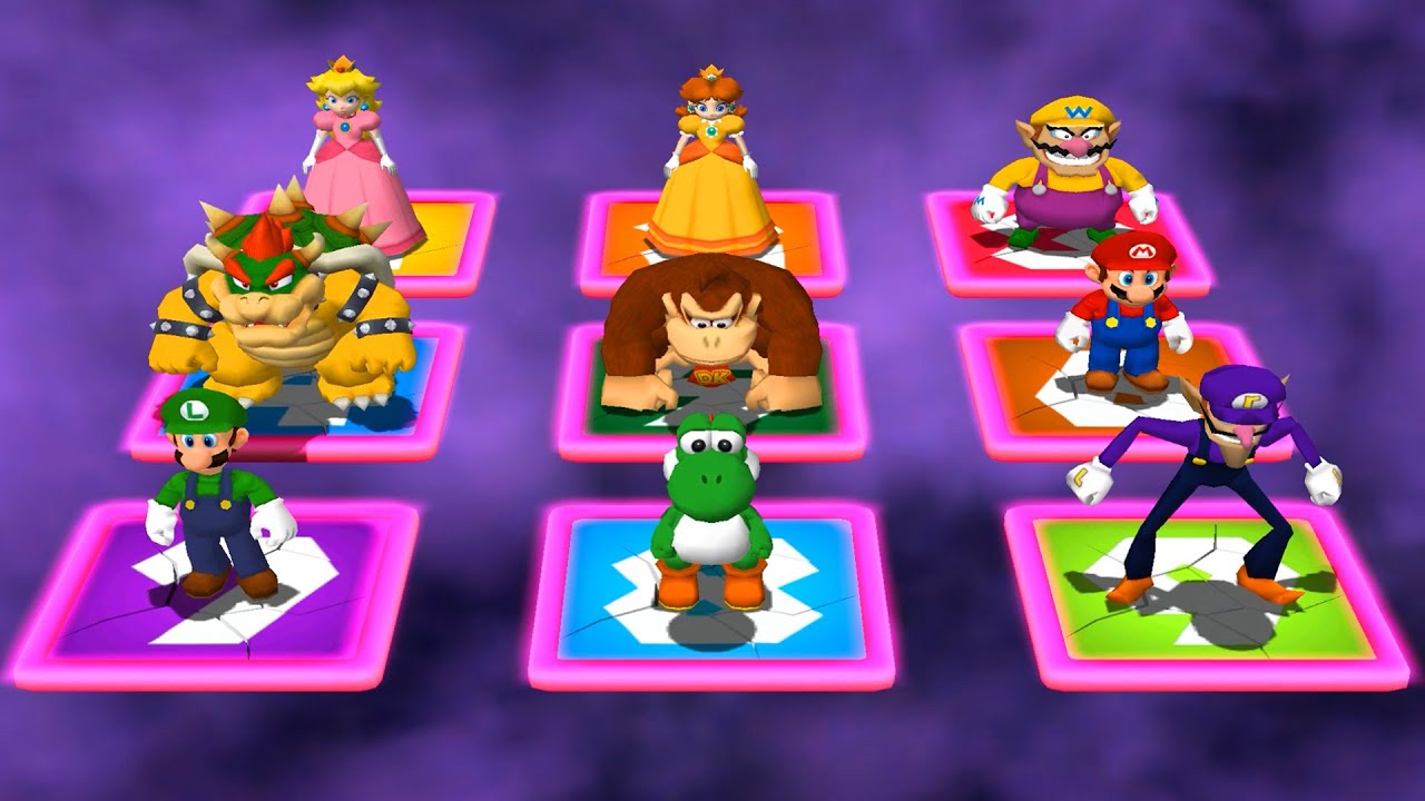 【マリオパーティ4】ミニゲームヨッシーVsマリオVsルイージVsワルイージ(COM最強 たつじん)