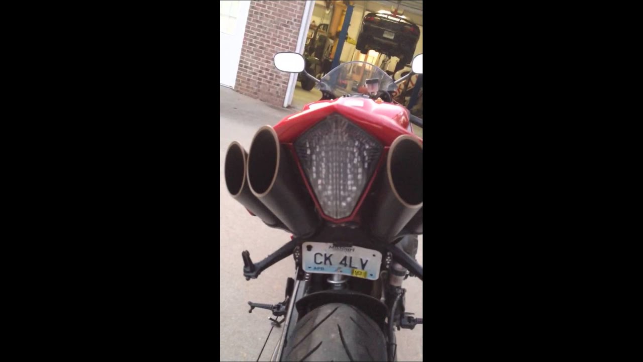 2007 Yamaha R1 Shooting Flames