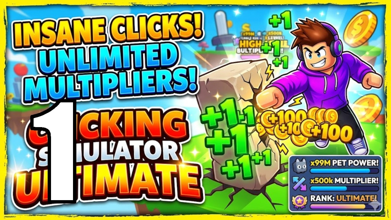 Roblox Clicking Simulator Ultimate - 🐉 Tap To The Victory!
