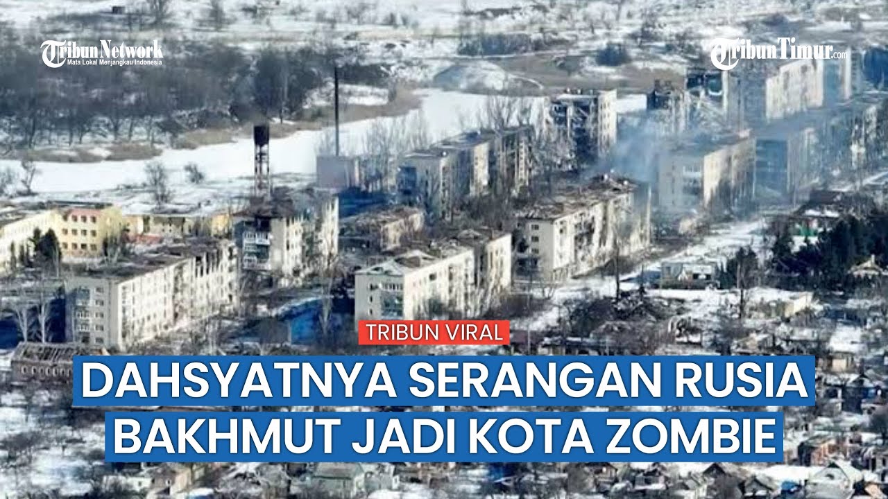 Kondisi Kota Bakhmut Pasca Perang Dahsyat