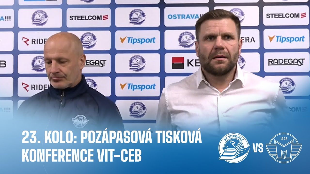OHLASY TREN&Eacute;RŮ | 23. kolo TELH - HC V&Iacute;TKOVICE RIDERA - Banes Motor Česk&eacute; Budějovice